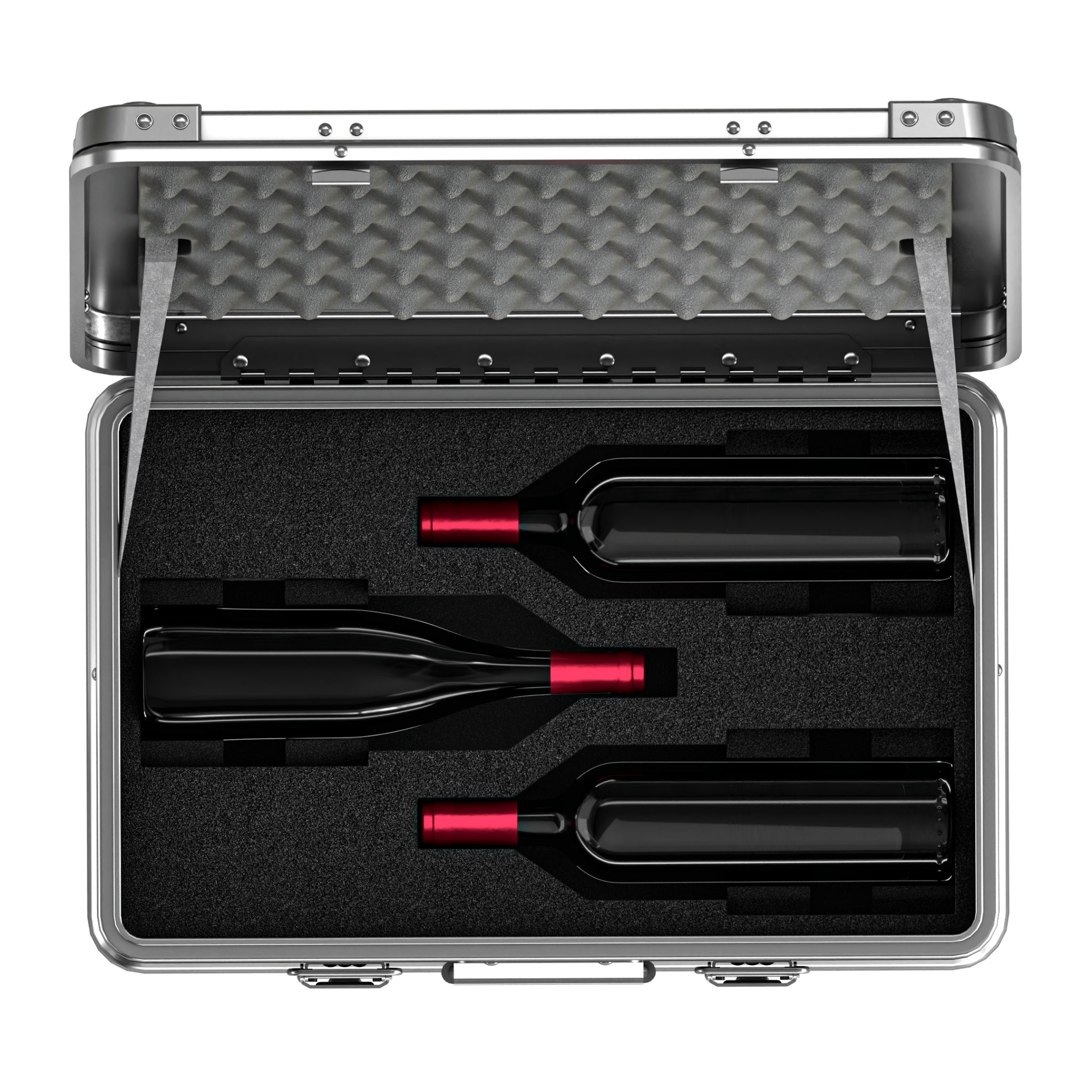 3 Bottle Wine Case - Zarges USA