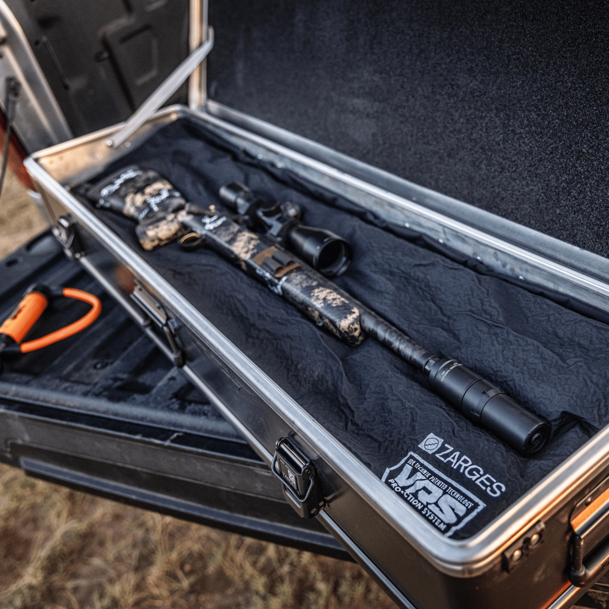 Matte Black Single Long Rifle KOR Kit - Zarges USA