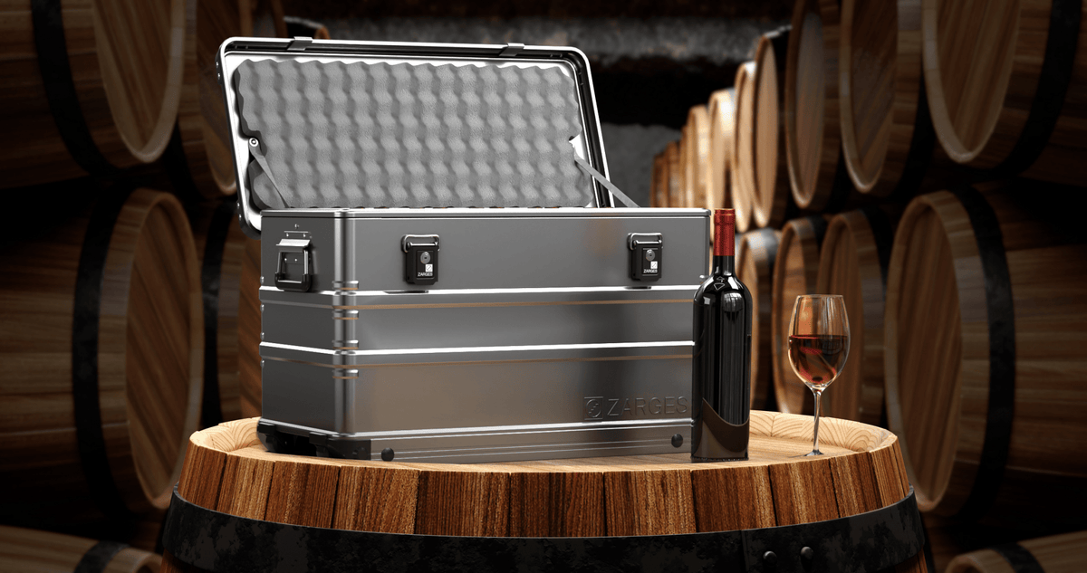 ZARGES 12 Bottle Wine Case