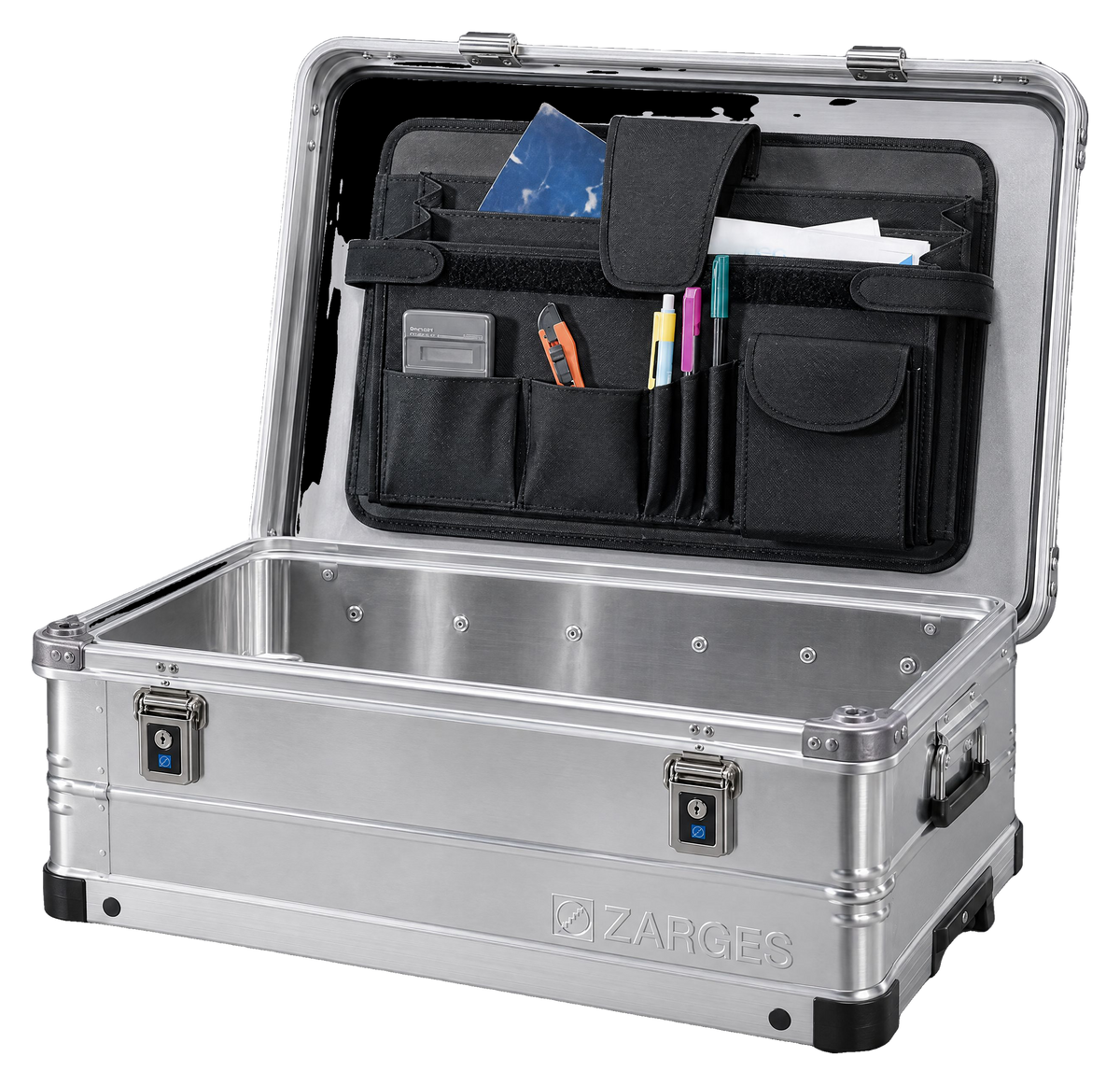 ZARGES attache insert for documents (40626), transparent cutout