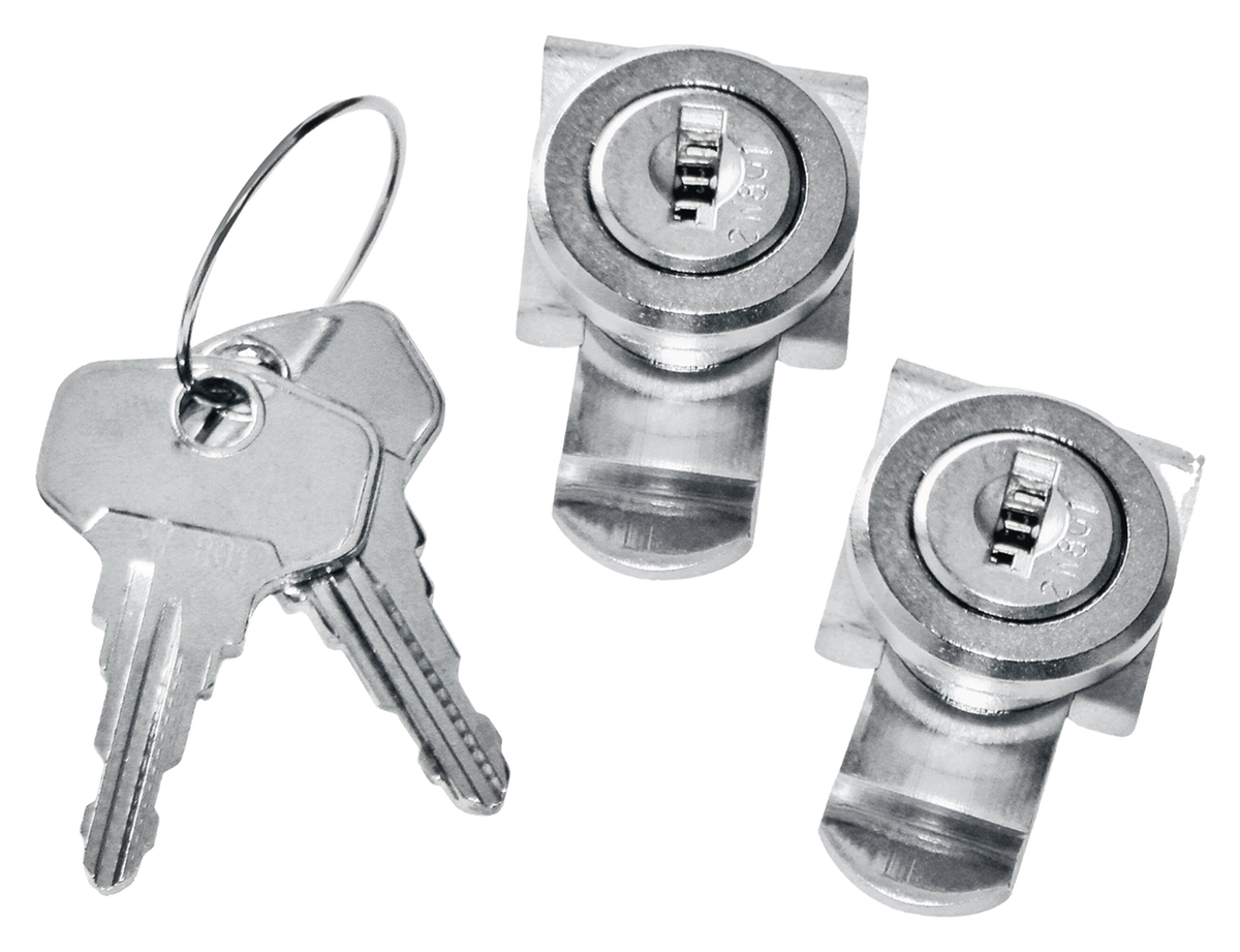 ZARGES lock and key set (40832), transparent cutout