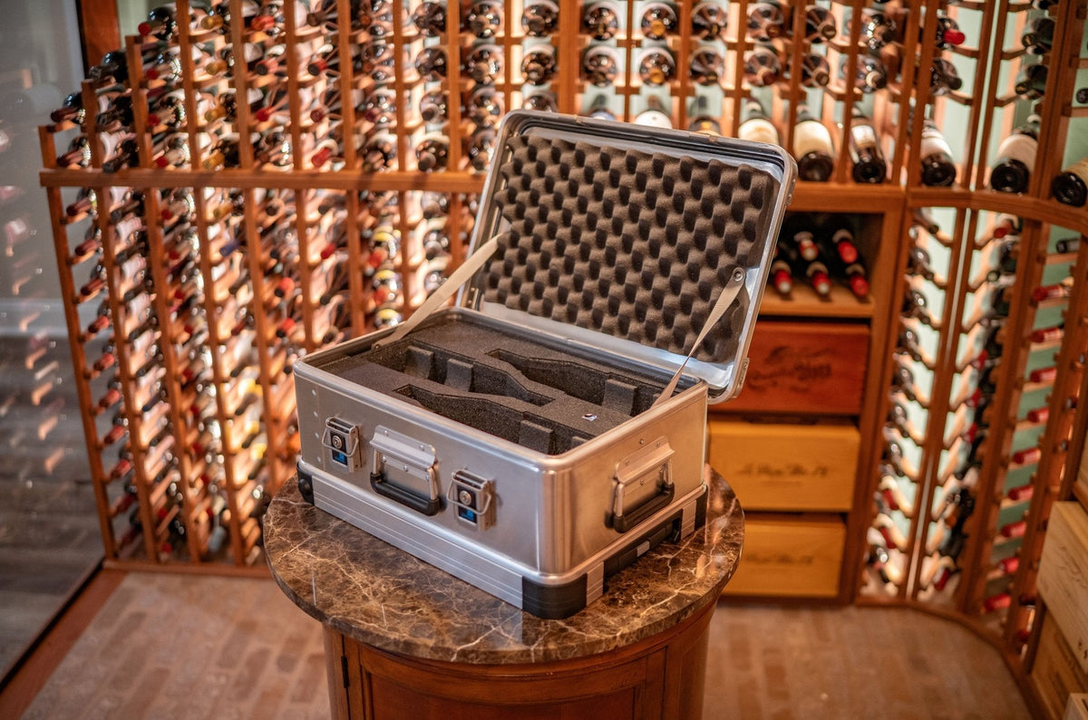 ZARGES 3 Bottle Wine Case