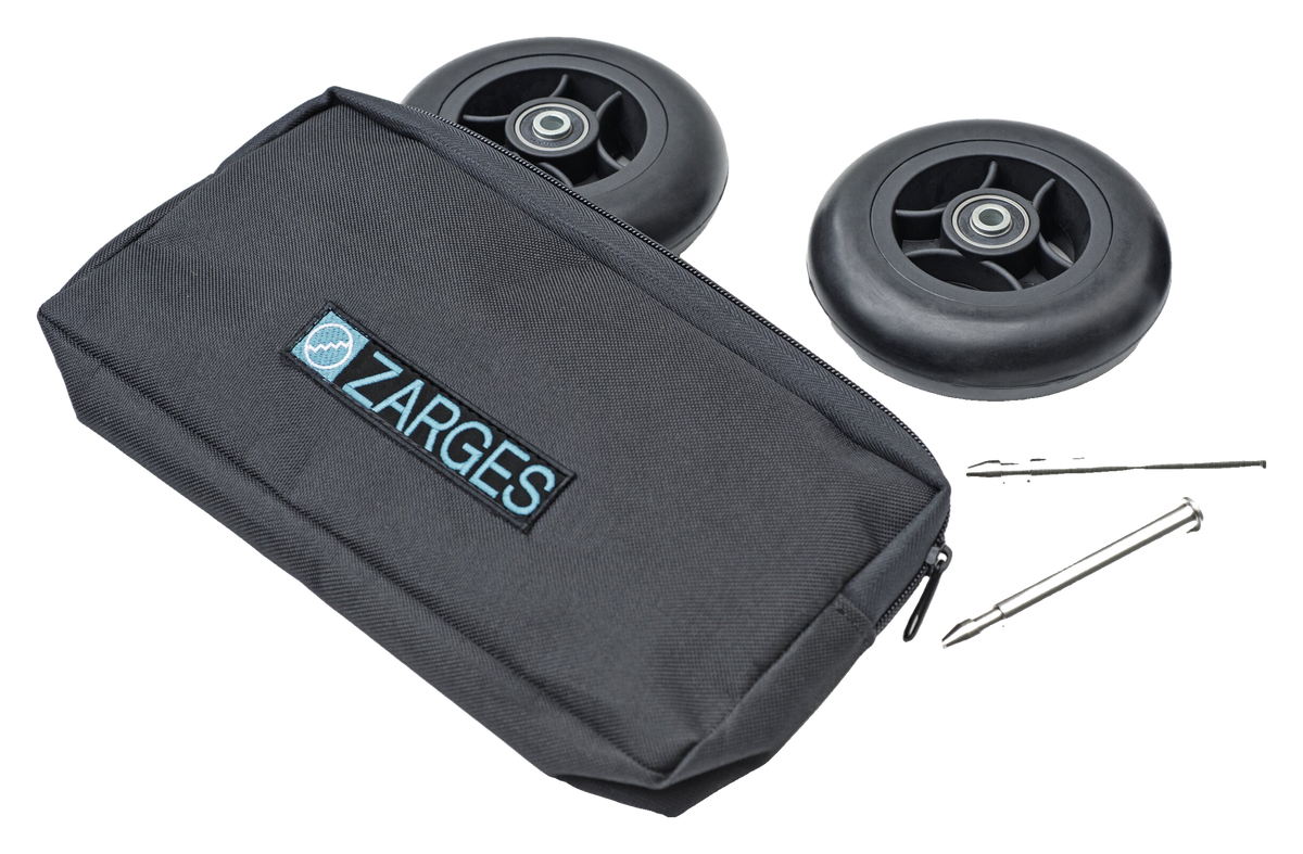 ZARGES K424 XC 5 inch wheel set (41818), transparent cutout