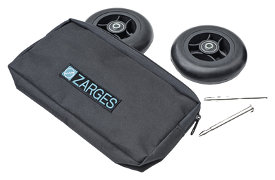 ZARGES K424 XC 5 inch wheel set (41818), transparent cutout