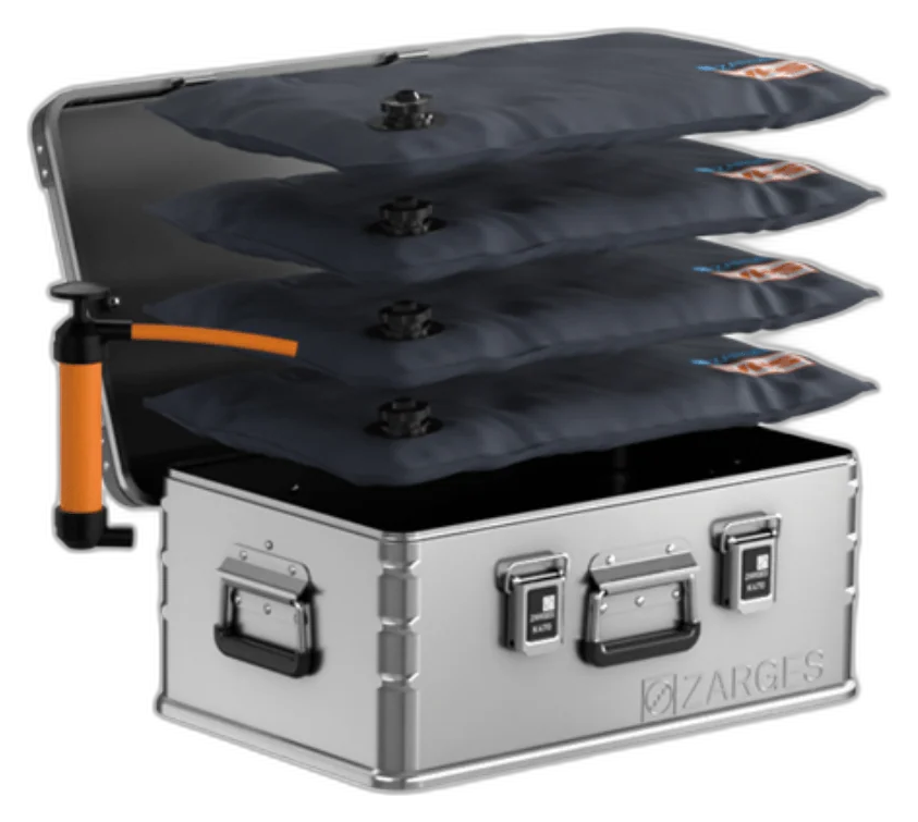 ZARGES K470-40568 aluminum case with KOR Technik VRS protection system