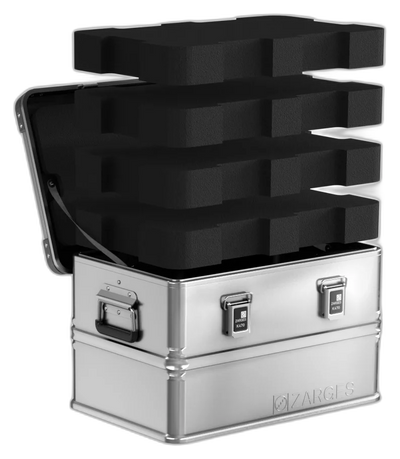 ZARGES K470-40678 aluminum case with foam fill