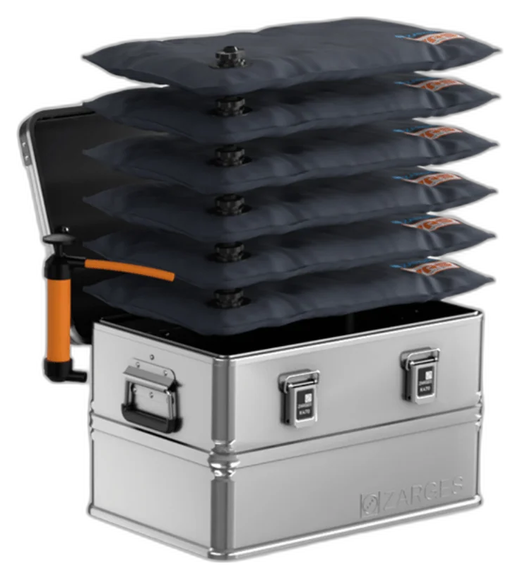 ZARGES K470-40678 aluminum case with KOR Technik VRS protection system