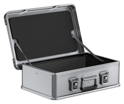 ZARGES K470-40810 aluminum case with factory-installed foam liner