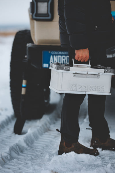 ZARGES K470-40835 aluminum case in use