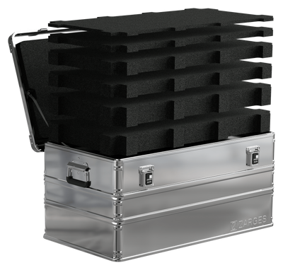 ZARGES K470-40845 aluminum case with foam fill