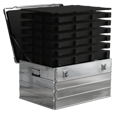 ZARGES K470-40846 aluminum case with foam fill