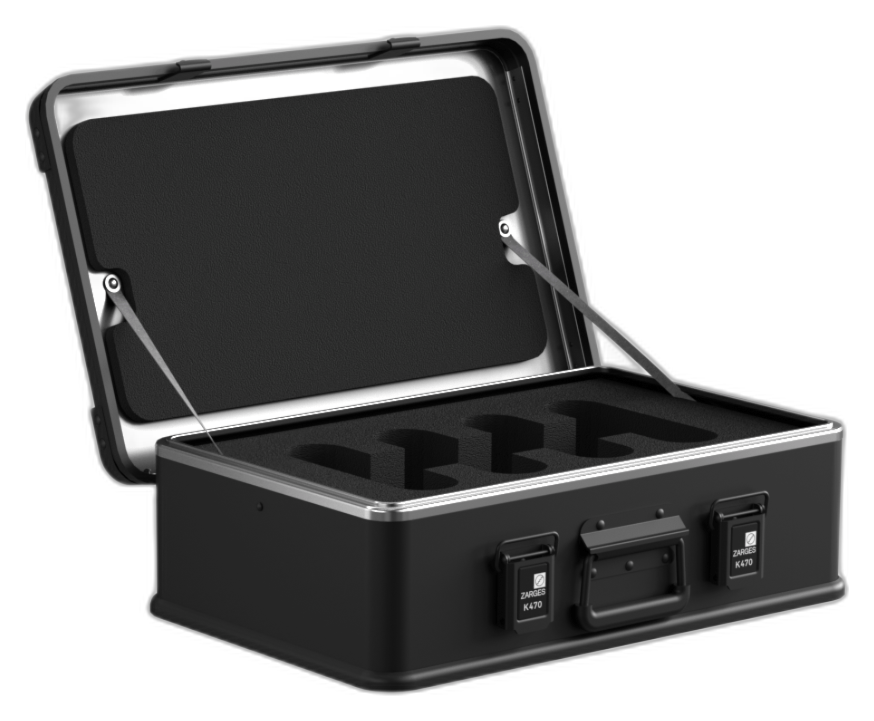 ZARGES K470-Matte Black-31013203 aluminum case