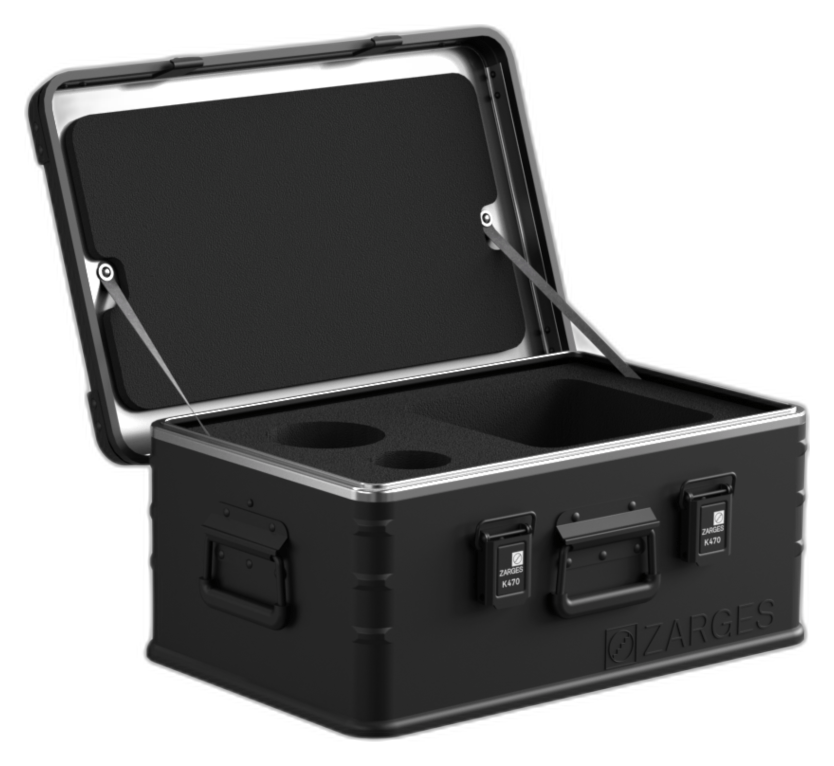 ZARGES K470-Matte Black-31013204 aluminum case