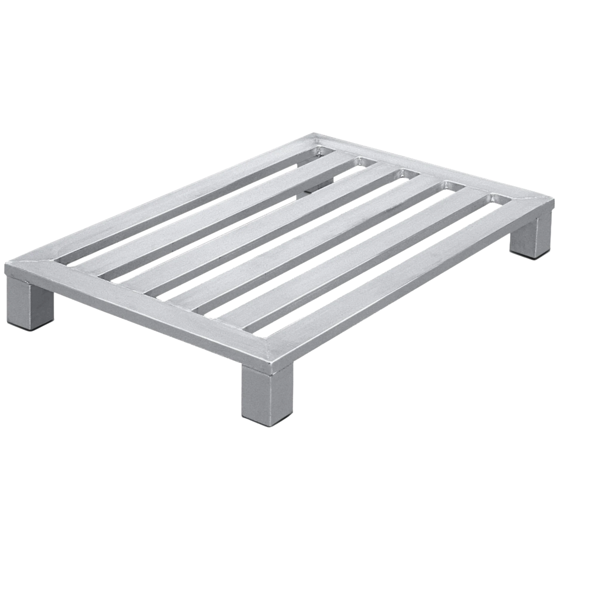 ZARGES aluminium flat pallet with corner feet (45162 / 45172)
