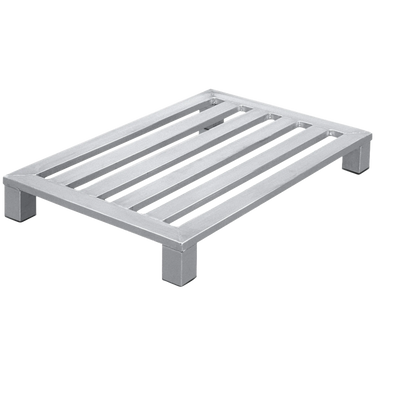 ZARGES aluminium flat pallet with corner feet (45162 / 45172)