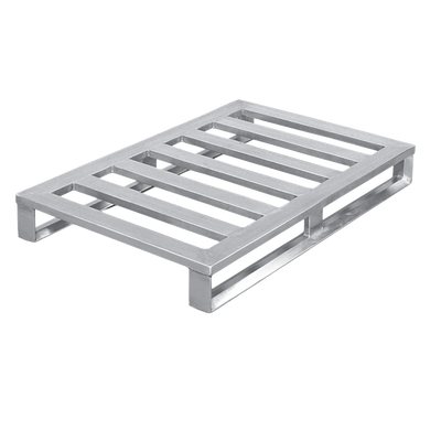 ZARGES aluminium flat pallet with runners (45173)