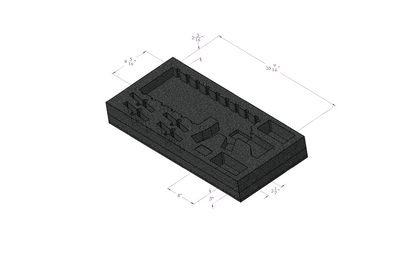 ar gun case foam